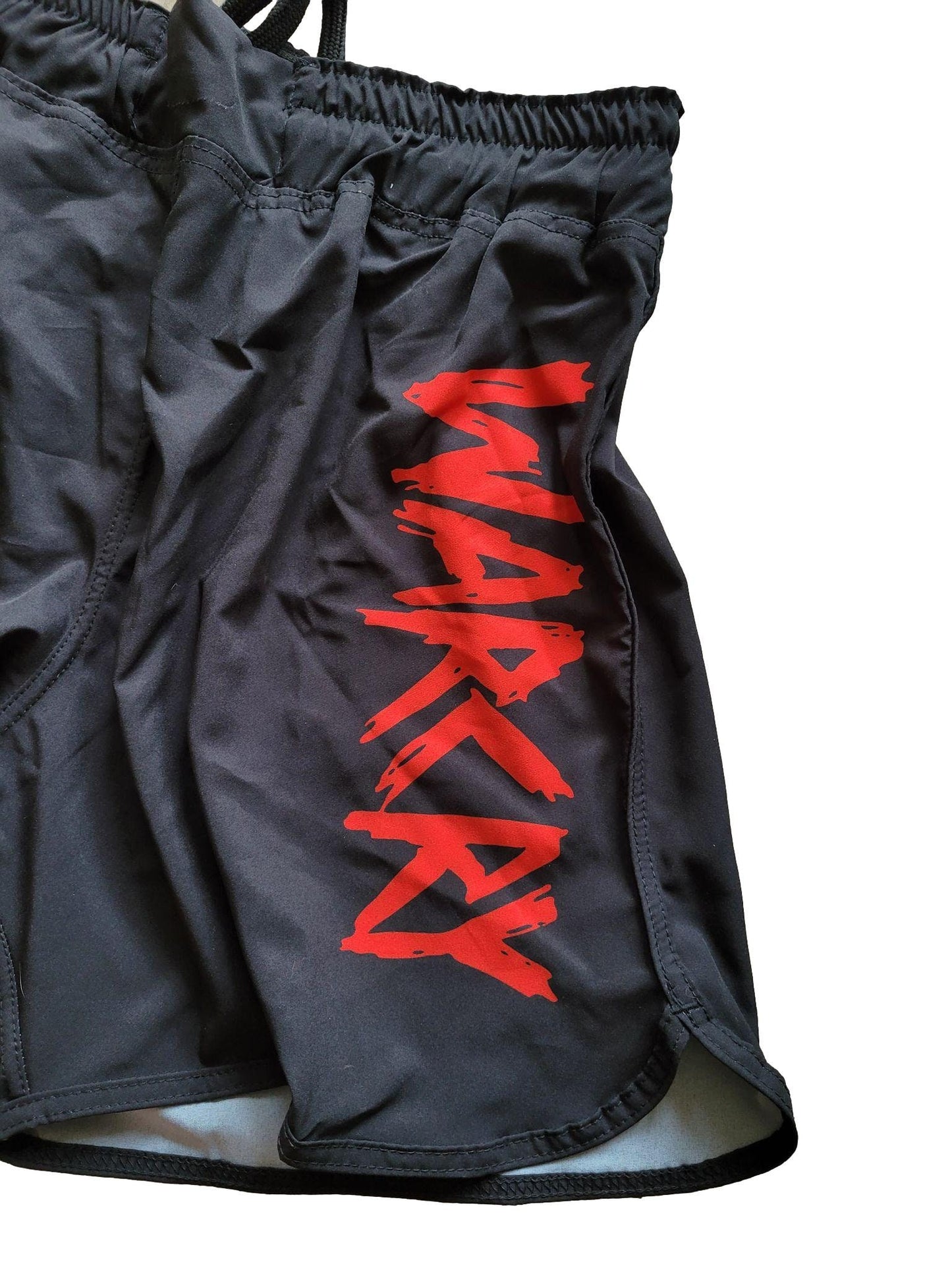 Youth WARCRY MMA Shorts Mixed Martial Arts Kickboxing Muay Thai Bindrune Viking Rune Shorts Gifts for kids gifts no gi BJJ jiu jitsu shorts