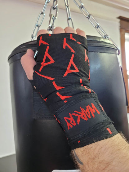 Boxing Handwraps 180" handwraps for Muay Thai Kickboxing Striking Sparring Pagan Thurs Thurisaz Thor