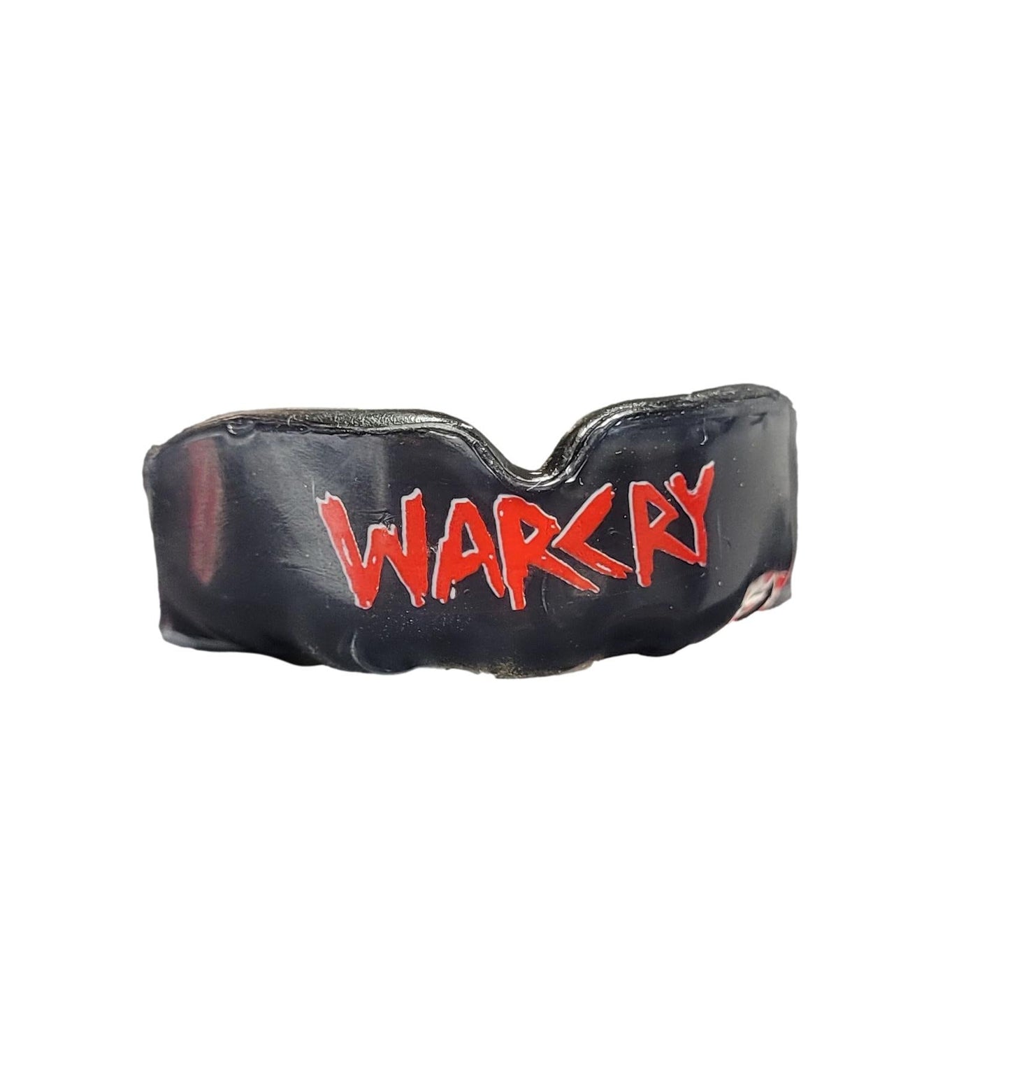 WARCRY Red Mouthguard, BJJ, Kickboxing, Muay Thai, MMA, Boxing, Martial Arts, Viking, Red and Black